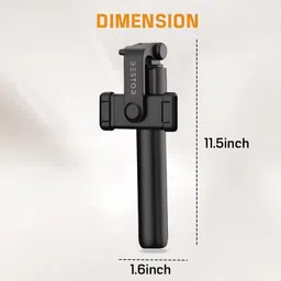 H A M Selfie Stick Tripod with Wireless Remote Extendable Stand for Vlogging & Photography Bluetooth Selfie Stick image 4