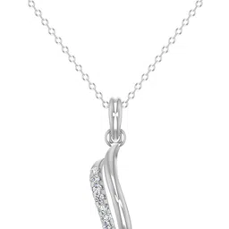 avsar Avsar BIS Hallmark AVP1112WB 14kt Cubic Zirconia White Gold Pendant-image-54