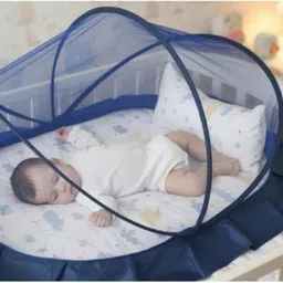ym textiles Baby tent (size 0-24month) free size and very comfortable product HDPE - High Density Poly Ethylene Washable Infants Mosquito Net-picture-11