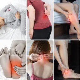 aarsh Body Ache Pain Relief,Cramps,Menstrual,Back Hot Water Rubber Bag with Soft Cover Plaster & Patch image 5