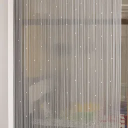 the professionals 210 cm (7 ft) Door Polyester Semi Transparent Curtain Single Curtain image 1