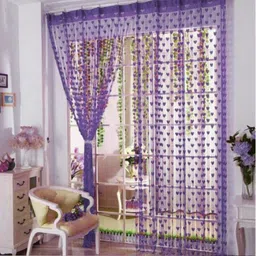 210 cm (7 ft) Net Door Curtain (Pack Of 2)-image-51
