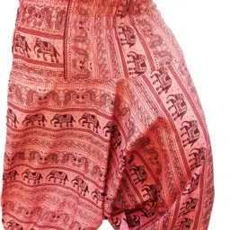 icare Printed Cotton Blend Women Harem Pants-picture-15