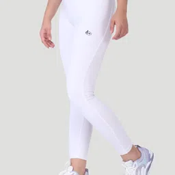 woomfox Solid Women White Tights-picture-39