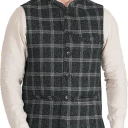 wagreoutfit Checkered Men Waistcoat-picture-14
