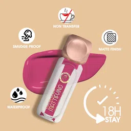 colors queen Mattifying Non Transfer Liquid Matte Lipstick Enriched with Vitamin E Almond Oil image 3