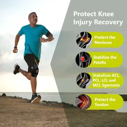 fy sports Premium Open Patella, Breathable Knee Cap Brace for Arthritis, Pain Relief Knee Support image 5