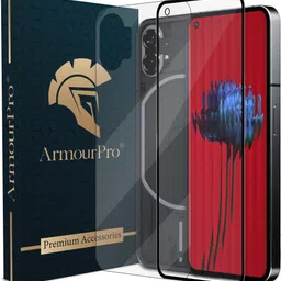 ArmourPro Front and Back Tempered Glass for Nothing Phone 1 5G, Nothing Phone 1, Nothing Phone (1) 5G, Nothing 1, ( 1 OG Tempered Glass With 1 Back Nano Fiber Glass )-image-20