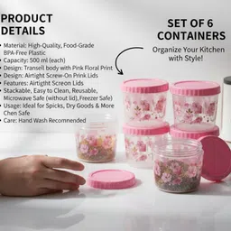 shreeshyamgroupof industry Plastic Tea Coffee & Sugar Container - 1000 ml image 3