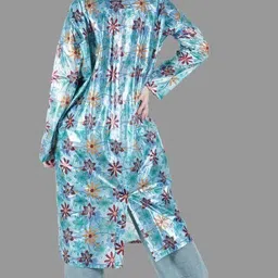 frankopolis Floral Print, Solid Women Raincoat image 2