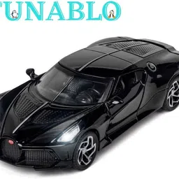 funablo Exclusive Alloy Metal Pull Back Die-Cast Car 1:32 New Bugatti La Voiture Metal-picture-15