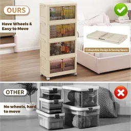 zuvuzu PVC Collapsible Wardrobe image 3