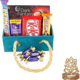 cadbury Combo of Chocolate and Diya set s1 Plastic Gift Box-picture-47