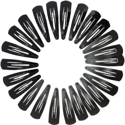 zyozique Black Ticc Tacc Hair Clips for Girls, Matte Black - Tik Tak Pins for Women-picture-45