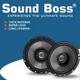 sound boss SB-CX-62SI Premium 2 Way 6.5 Inch 75 Watts RMS Coaxial Car Speaker image 5