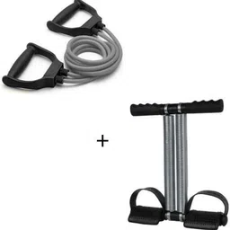 bkcfreeze Tummy Trimmer + Resistance Band Toning Tube Ab Exerciser Home Gym Workouts Ab Exerciser-picture-11