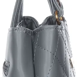 leather land Women Grey, Multicolor Pouch Potli image 5