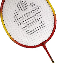 cosco kids racquet, pair racket, twin racquet, cb-80 junior, pack of 2 racket Red Strung Badminton Racquet image 3