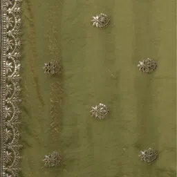 divastri Embroidered Bollywood Silk Blend Saree image 5