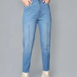 flying machine Women Mid Rise Blue Jeans-picture-23