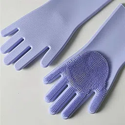 homekrafts Cleaning Silicone Gloves Wet and Dry Glove image 2