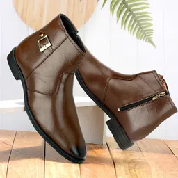 ranway Zipped-Resistance Boots For Men Boots For Men-picture-12