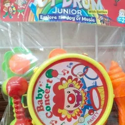 basha mall First Drum Set sticks Rattle for kids Rattle-picture-48
