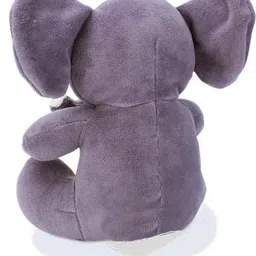 zoqqi Sitting Elephant Soft Toy Animal For Kids - 28 cm image 3
