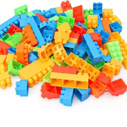 kiddie castle Building Blocks Toys Set Multicolour - 100 Pieces-picture-11
