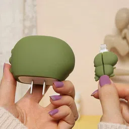 Augen Dinasour2 Cartoon 3D Protective Case for 20W iPhone USB-C Power Adapter Cable Cable Protector image 4