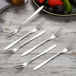 6 fruit fork set Stainless Steel Fruit Fork Set-image-27