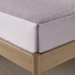 kittenbite Single Size Mattress Topper Terry Cotton Breathable, Stretchable, Waterproof Mattress Cover image 3