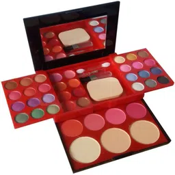 ads 24Eyeshadow::3CompactPowder::4Blusher::8Lipcolor::1Puff::1Mirror::Makeupkit-picture-35