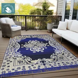 furnishhut 137 cm X 183 Cotton Dhurrie image 2