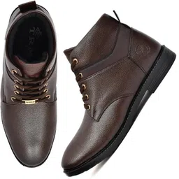trm Men’s Leather Boots – Stylish, Durable & Comfortable Casual Footwear Boots For Men image 3