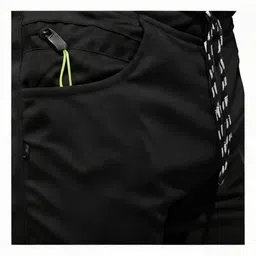 arshu Men Solid Black Track Pants image 4