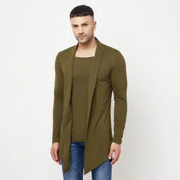 unicus apparel Men Jacket Style Full Sleeve Green Shrug-picture-28
