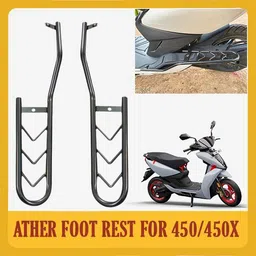 DAZZRIDE Best Quality Aluminium Passanger Foot Rest For Ather 450, 450 Plus and 450x Foot Rest-picture-24