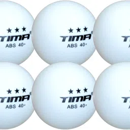 tima Superb Seam 3 Star ABS Plastic 40+ Table Tennis Ball image 2