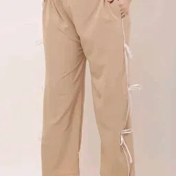 udariya fashion store Women Solid Grey Track Pants image 3