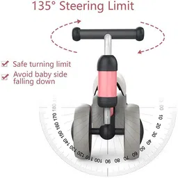 keekos Scooter for Kids 3 Wheeler Foldable Kick Skating Cycle with Brake Bell LED-Wheel image 5