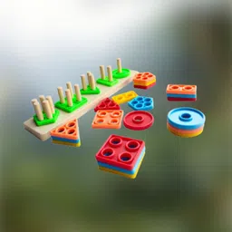 golden rose Geometric Shape Sorter Puzzle Toy Shape Matching Blocks Color LC03.135 Geo-picture-19