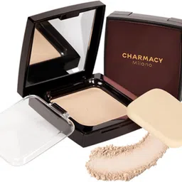 charmacy milano Compact 01 | HD Matte Finish, Oil Control, Blurs Pores, Long-Lasting, 8g Compact image 2