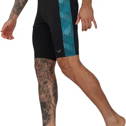 ninq Printed Men Black Tights image 4