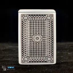 viovi Poker King (White) Sliding Windproof Jet Flame Pocket Lighter Adjustable Flame Metal Body Cigarette Lighter I Refillable From Any Lighter Gas Pocket Lighter image 4