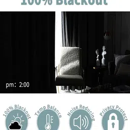 bfam Floral (Pack of 2) 8 Ft Blackout Eyelet Polyester Door Curtain (Golden) image 5