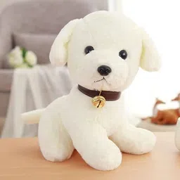 saro Dog Sitting Plush Soft Toy Cute Kids Animal Home Decor Boys/Girls - 25 cm image 2