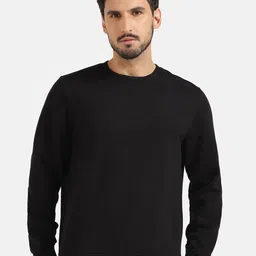 picpok fab Men Full Sleeve Solid Sweatshirt image 1