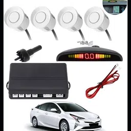 peeps store Car Premium 4 White Reverse Parking Sensor-AP25A24 Car Premium 4 White Reverse Parking Sensor-AP25A24 Parking Sensor image 1