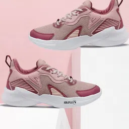 asian 05 Pink Sports,Gym,Jogging,Walking,Training,Stylish Running Shoes For Women image 1